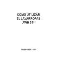 WHIRLPOOL AWH 651 - ESLABON Owners Manual WHIRLPOOL AWH 651 - ESLABON Owners Manual