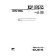 SONY CDPX707ES Service Manual SONY CDPX707ES Service Manual