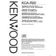 KENWOOD KCAR20 Owners Manual KENWOOD KCAR20 Owners Manual