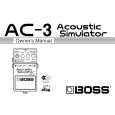 BOSS AC-3 Owners Manual BOSS AC-3 Owners Manual