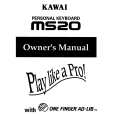 KAWAI MS20 Owners Manual KAWAI MS20 Owners Manual