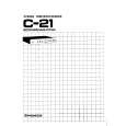 PIONEER C-21 Owners Manual PIONEER C-21 Owners Manual