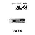 ALPINE AL-61 Service Manual ALPINE AL-61 Service Manual
