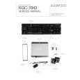 KENWOOD KGC-7043 Service Manual KENWOOD KGC-7043 Service Manual