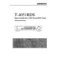 ONKYO T-4051RDS Owners Manual ONKYO T-4051RDS Owners Manual