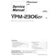 PIONEER YPM2306ZF Service Manual PIONEER YPM2306ZF Service Manual