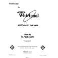WHIRLPOOL LA7800XSW0 Parts Catalog WHIRLPOOL LA7800XSW0 Parts Catalog