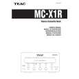 TEAC MCX1R Owners Manual TEAC MCX1R Owners Manual