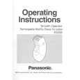 PANASONIC ES208 Owners Manual PANASONIC ES208 Owners Manual