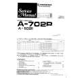 PIONEER A602/R Service Manual PIONEER A602/R Service Manual