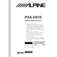 ALPINE PXAH510 Owners Manual ALPINE PXAH510 Owners Manual