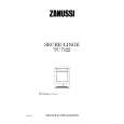ZANUSSI ZAN TC 7122 F Owners Manual ZANUSSI ZAN TC 7122 F Owners Manual
