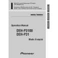 PIONEER DEH-P3100/XR/UC Owners Manual PIONEER DEH-P3100/XR/UC Owners Manual
