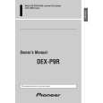 PIONEER DEX-P9R/EW Owners Manual PIONEER DEX-P9R/EW Owners Manual