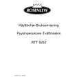 ROSENLEW RTT5252 Owners Manual ROSENLEW RTT5252 Owners Manual