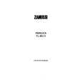 ZANUSSI TL803V Owners Manual ZANUSSI TL803V Owners Manual
