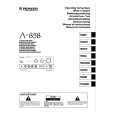 PIONEER A-858 Owners Manual PIONEER A-858 Owners Manual