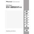 PIONEER DV989AVI Owners Manual PIONEER DV989AVI Owners Manual