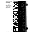 HARMAN KARDON PM650VXI Owners Manual HARMAN KARDON PM650VXI Owners Manual