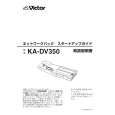 JVC KA-DV350 User Guide JVC KA-DV350 User Guide
