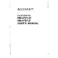 HITACHI HM4721D Owners Manual HITACHI HM4721D Owners Manual