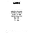 ZANUSSI ZPL4243 Owners Manual ZANUSSI ZPL4243 Owners Manual