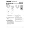 PIONEER S-FCRW2700/XJC/E Owners Manual PIONEER S-FCRW2700/XJC/E Owners Manual