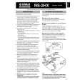 YAMAHA NS-2HX Owners Manual YAMAHA NS-2HX Owners Manual