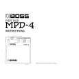 BOSS MPD-4 Owners Manual BOSS MPD-4 Owners Manual