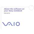 SONY PCG-VX71P VAIO Software Manual SONY PCG-VX71P VAIO Software Manual