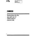 ZANUSSI EM65B Owners Manual ZANUSSI EM65B Owners Manual