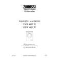 ZANUSSI ZWF1227W Owners Manual ZANUSSI ZWF1227W Owners Manual