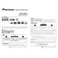 PIONEER DVR-109AXL/BXV/CN Owners Manual PIONEER DVR-109AXL/BXV/CN Owners Manual