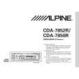 ALPINE CDA7850R Owners Manual ALPINE CDA7850R Owners Manual