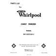 WHIRLPOOL EH150CXLW3 Parts Catalog WHIRLPOOL EH150CXLW3 Parts Catalog