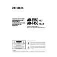 AIWA AD-F450 Owners Manual AIWA AD-F450 Owners Manual
