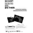 SHARP DV740S Owners Manual SHARP DV740S Owners Manual