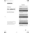 ONKYO TXSR603X Owners Manual ONKYO TXSR603X Owners Manual