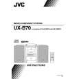 JVC UX-B70 Owners Manual JVC UX-B70 Owners Manual