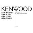 KENWOOD KRC-PS978R Owners Manual KENWOOD KRC-PS978R Owners Manual