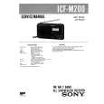 SONY ICFM200 Service Manual SONY ICFM200 Service Manual