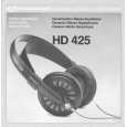 SENNHEISER HD 425 Owners Manual SENNHEISER HD 425 Owners Manual