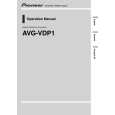 PIONEER AVG-VDP1/ES Owners Manual PIONEER AVG-VDP1/ES Owners Manual