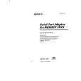 SONY MSAC-SR1 Owners Manual SONY MSAC-SR1 Owners Manual