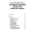 MAPLENOLL MAPLENOLL Owners Manual MAPLENOLL MAPLENOLL Owners Manual
