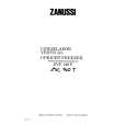 ZANUSSI ZVF140P Owners Manual ZANUSSI ZVF140P Owners Manual