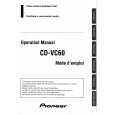 PIONEER CD-VC60 Owners Manual PIONEER CD-VC60 Owners Manual