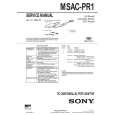 SONY MSAC-PR1 Service Manual SONY MSAC-PR1 Service Manual