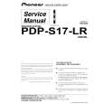 PIONEER PDP-S17-LR/XIN/WL5 Service Manual PIONEER PDP-S17-LR/XIN/WL5 Service Manual