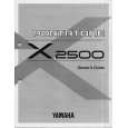 YAMAHA X2500 Owners Manual YAMAHA X2500 Owners Manual